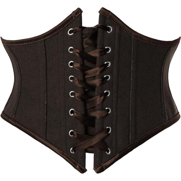 Corset Belt for Women Dark Brown - Picture 1 of 6